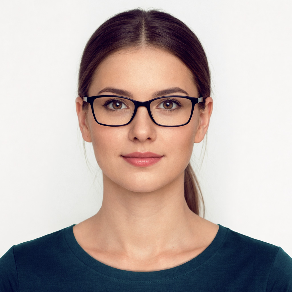 zdjęcie do dokumentów w okularach - krakow